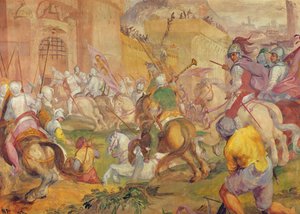 Conquista de una ciudad turca por los venecianos